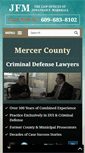 Mobile Screenshot of mercercountycriminallawyer.com